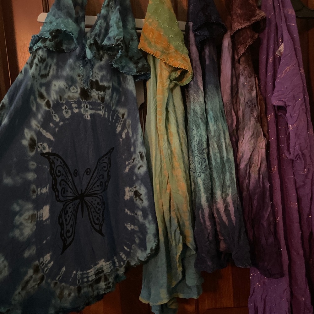 Hippie 5 Bundle deal 2 Mexicali blue shirts and a dress
